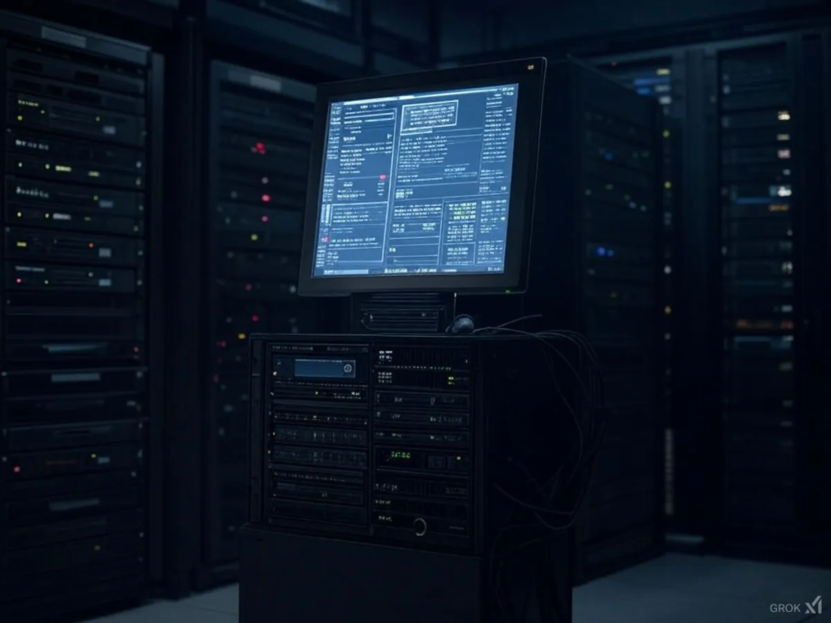 Dashboard di monitoraggio server