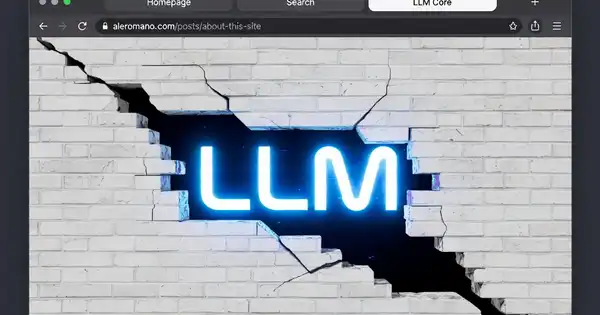 Un LLM embedded nel mio sito